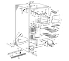 GE TFG20JABCWW freezer section diagram