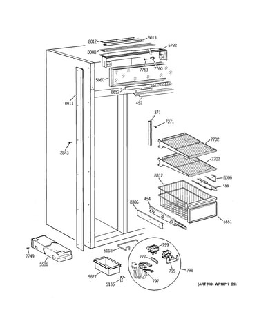 Freezer section