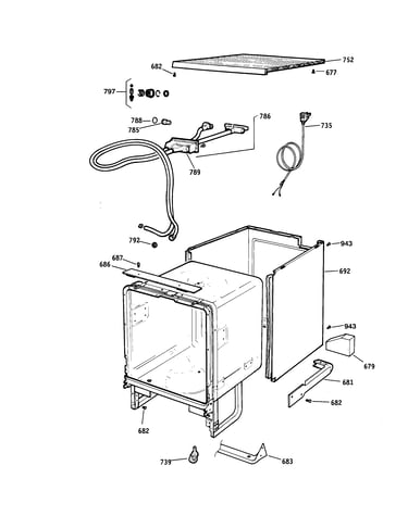 Cabinet & exterior parts