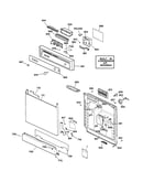 Escutcheon & door assembly