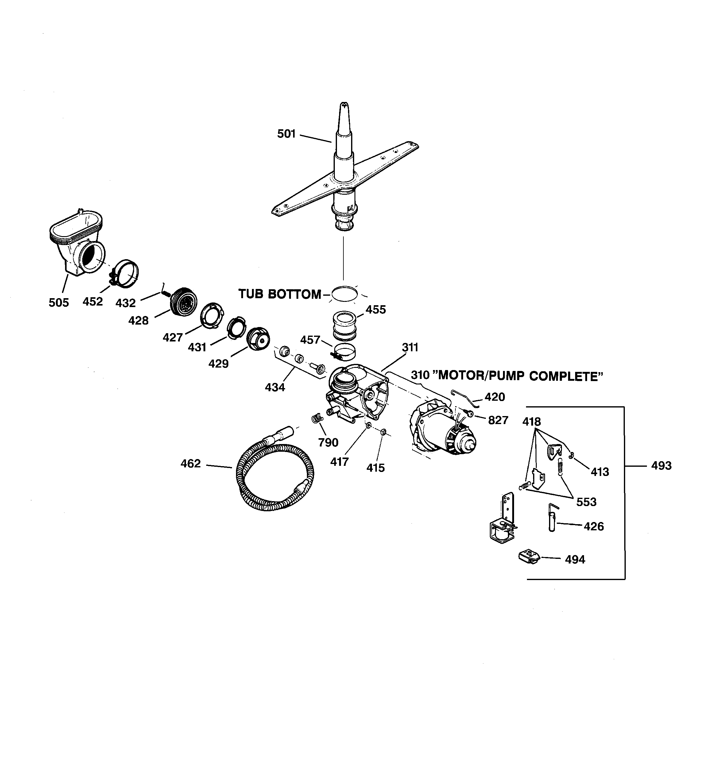 Motor-pump mechanism
