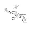 GE GSD3610ZZ3AA motor-pump mechanism diagram
