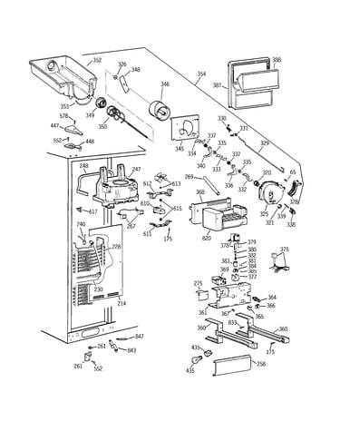 Freezer section