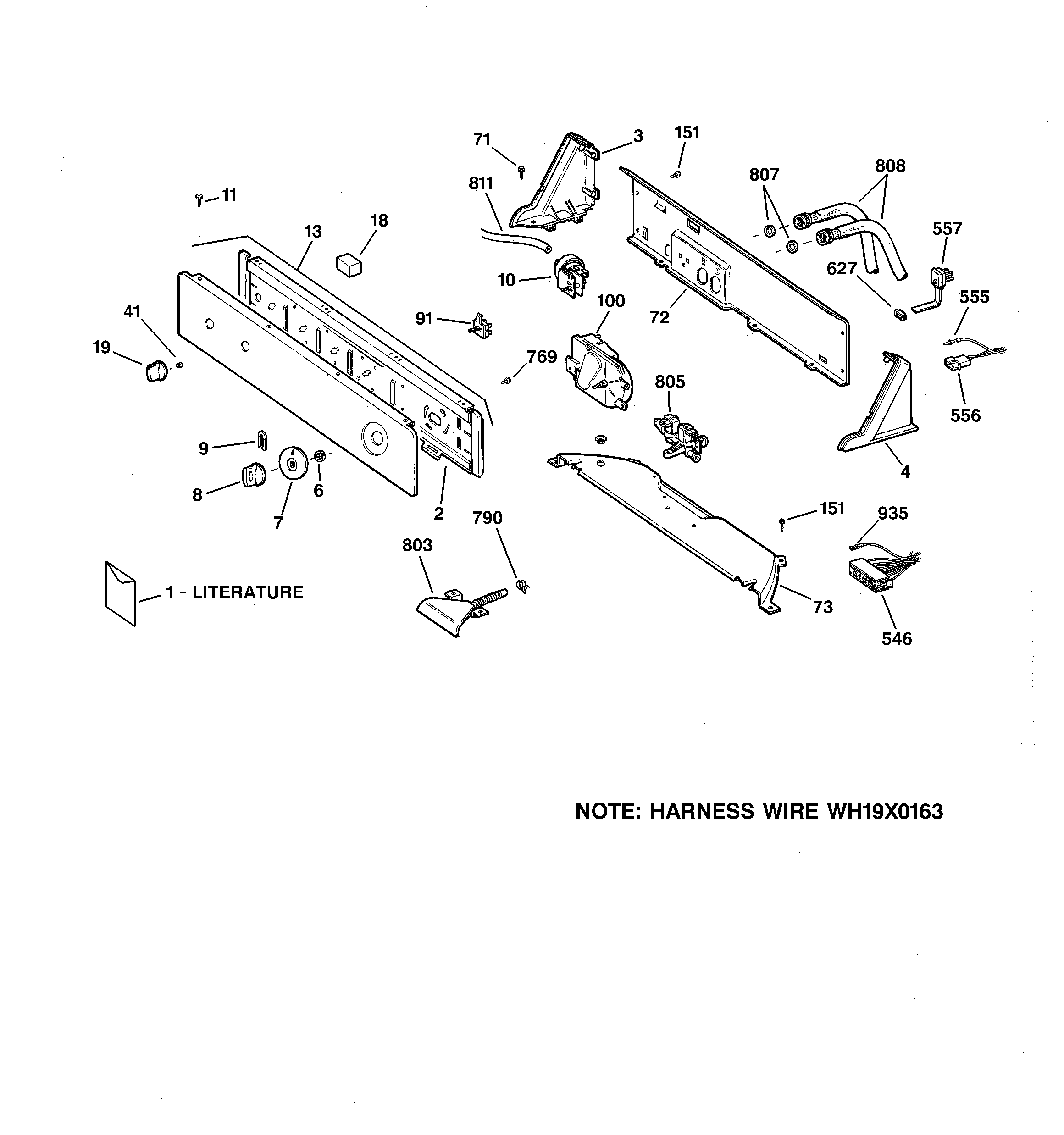 Controls & backsplash