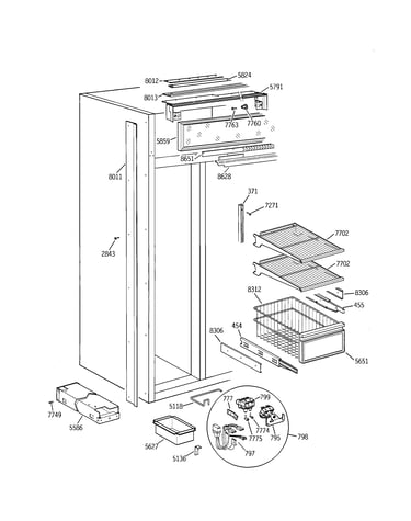 Freezer section