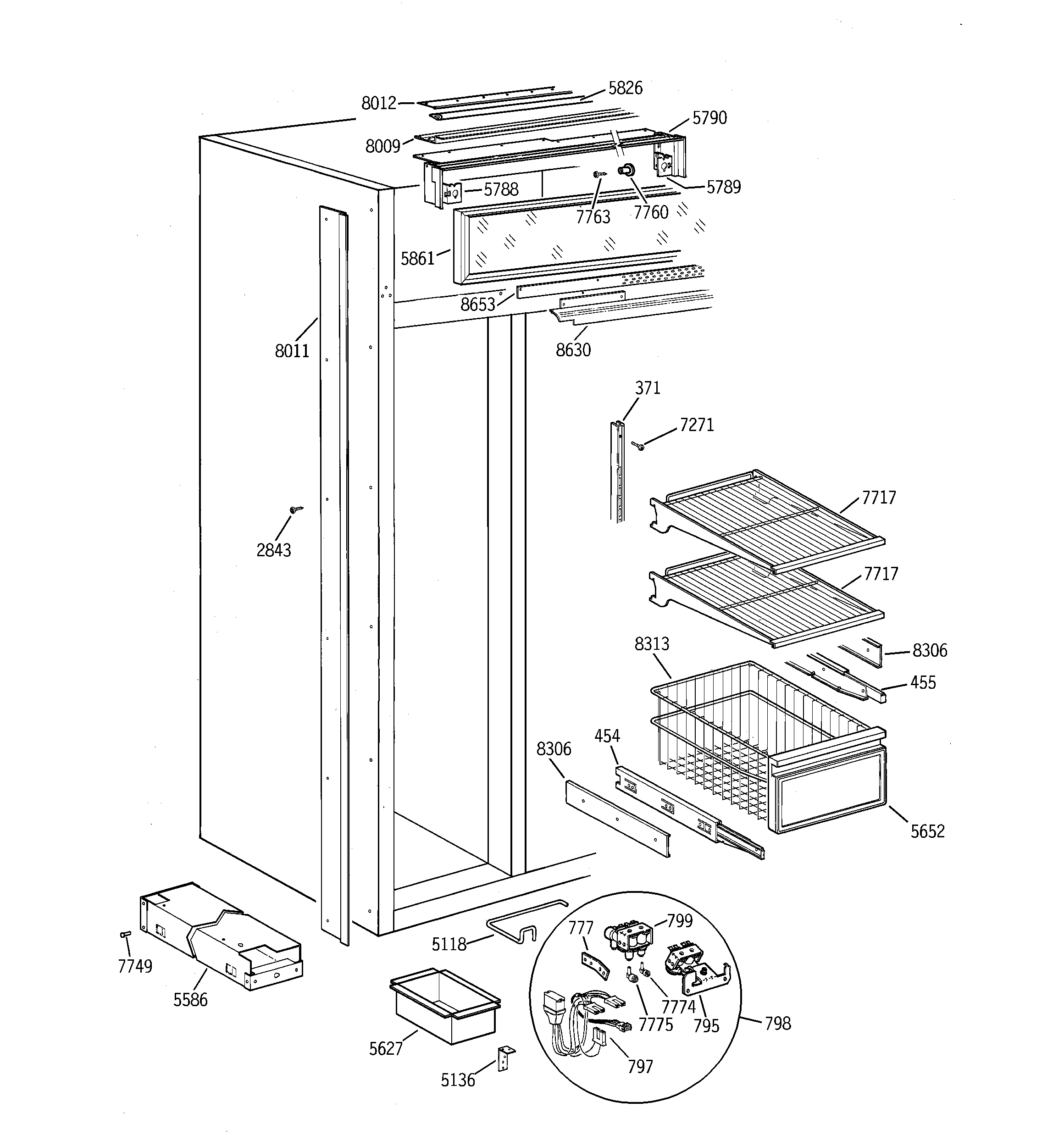 Freezer section