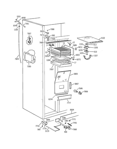 Freezer section