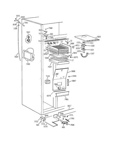 Freezer section