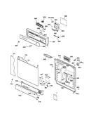 Escutcheon & door assembly