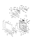 Escutcheon & door assembly