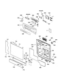 Escutcheon & door assembly