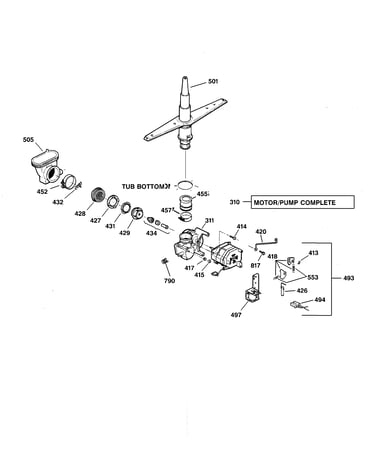 Motor-pump mechanism