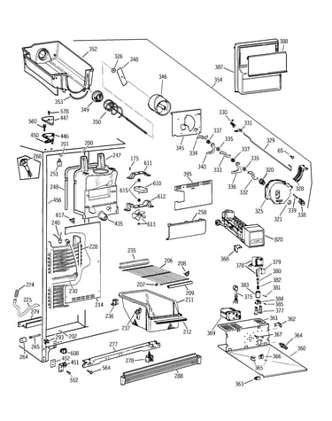 Freezer section