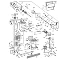 GE TFS26PPDABS freezer section diagram