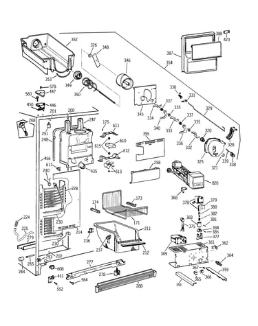 Freezer section