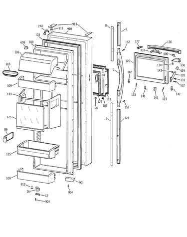 Fresh food door