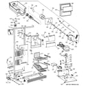 GE TPX21PRBGAA freezer section diagram
