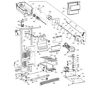 GE TFG25JRBGWW freezer section diagram