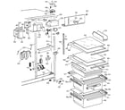 GE TFG25JRBGWW fresh food section diagram