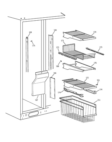Freezer shelves