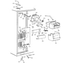 GE TPJ24BIBGWW freezer section diagram