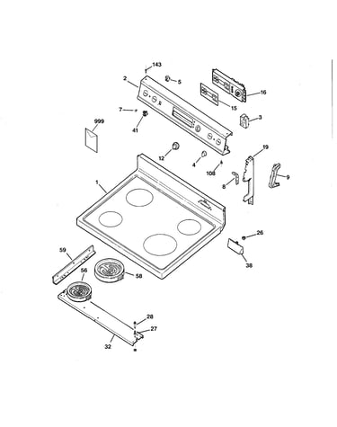 Control panel & cooktop