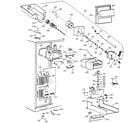 GE TPS24PBBEBS freezer section diagram