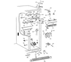 GE TPS24PBBEBS fresh food section diagram