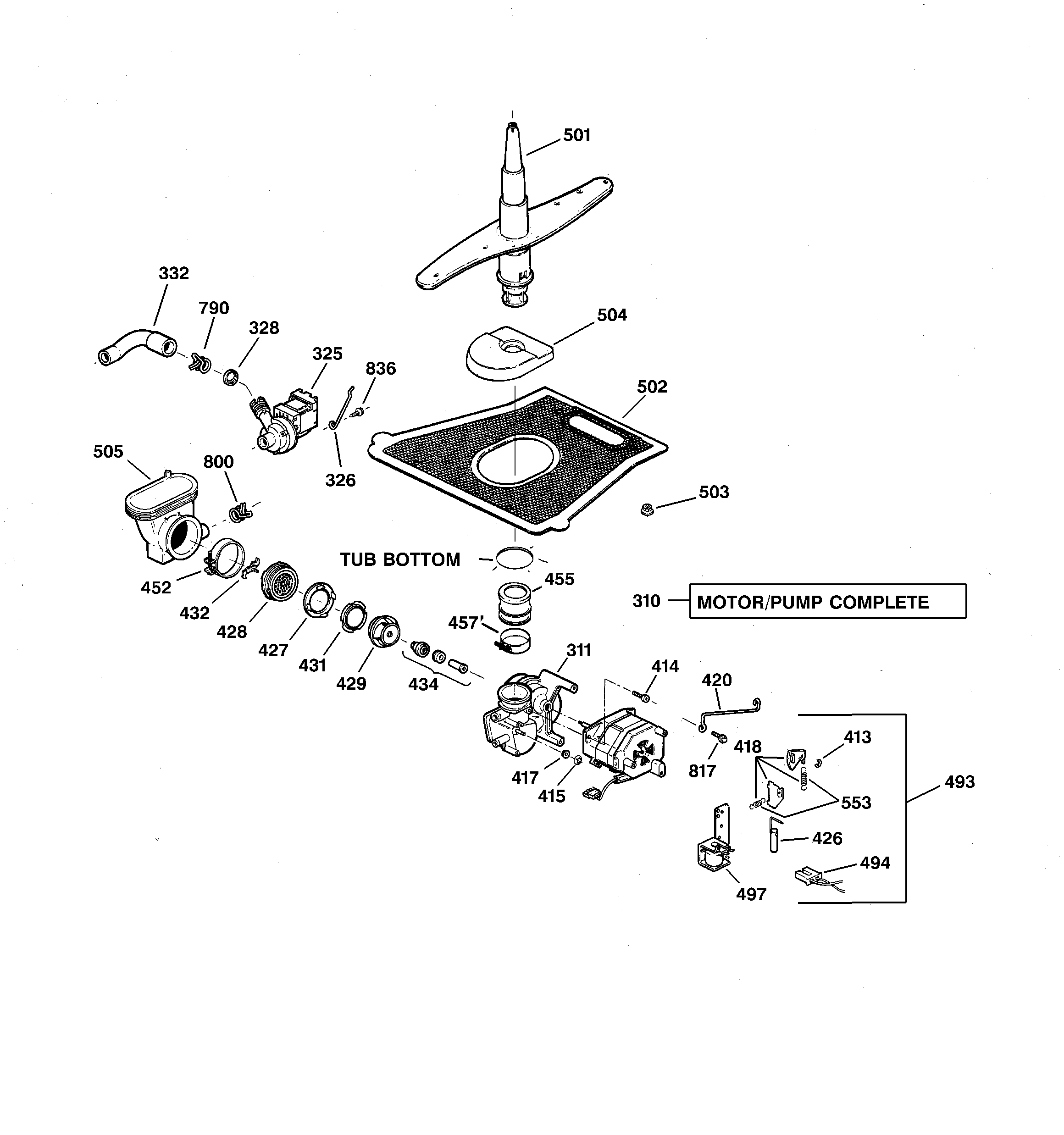 MOTOR-PUMP MECHANISM