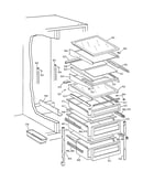Fresh food shelves