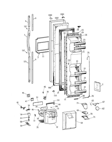 Freeezer door