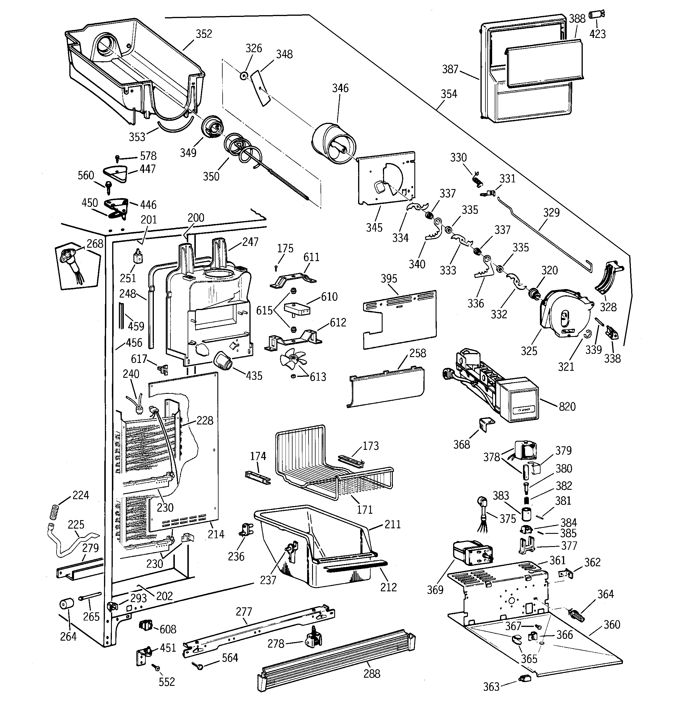 Freezer section