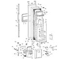 GE TFS28PPBGBS freezer door diagram