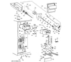 GE TFS28PPBGBS freezer section diagram