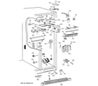 GE TFS28PPBGBS fresh food section diagram