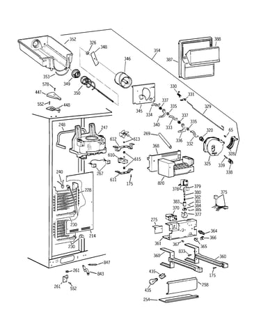 Freezer section