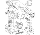 GE TFX26CPDACC freezer section diagram