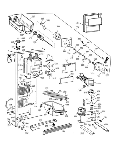 Freezer section