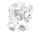 GE ZET757BA2BB upper oven diagram