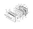 GE ZET757WA2WW door diagram