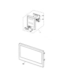 Microwave control panel & door