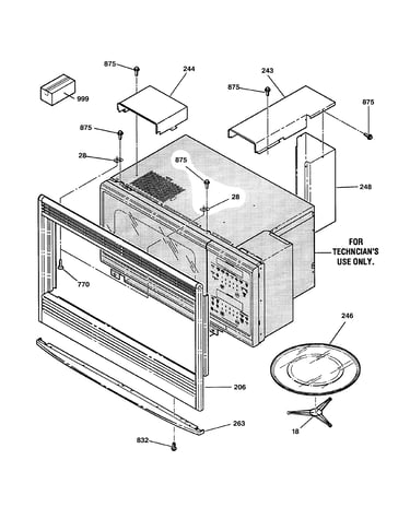 Microwave inclosurer