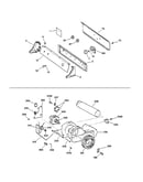 Backsplash, blower & drive assembly