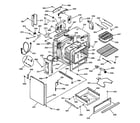 GE JCSP39WW3WW body & drawer parts diagram
