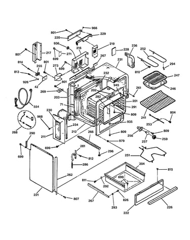 Body & drawer parts