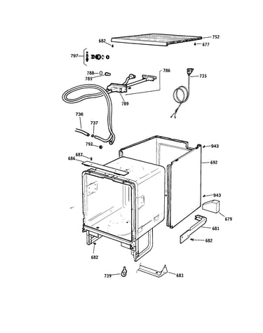 Cabinet & exterior parts