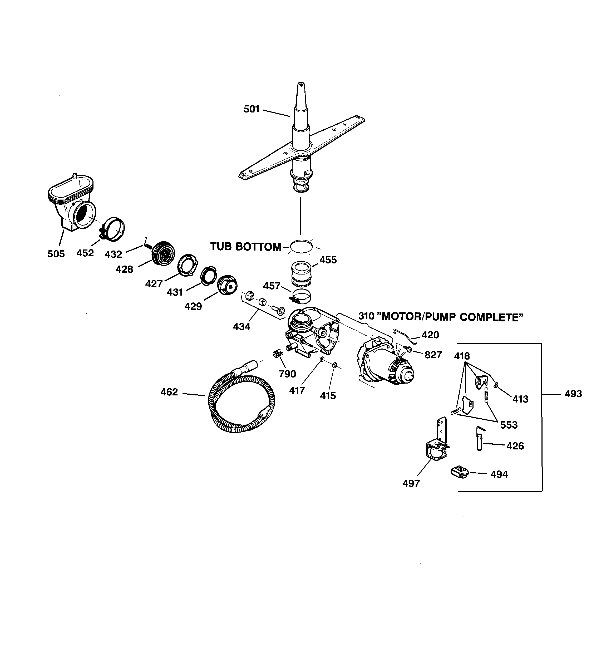 Motor-pump mechanism