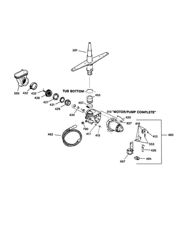 Motor-pump mechanism