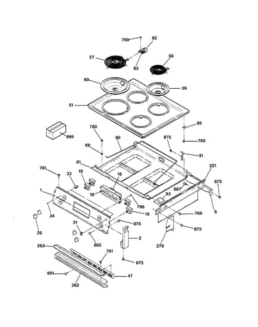 Controls & cooktop