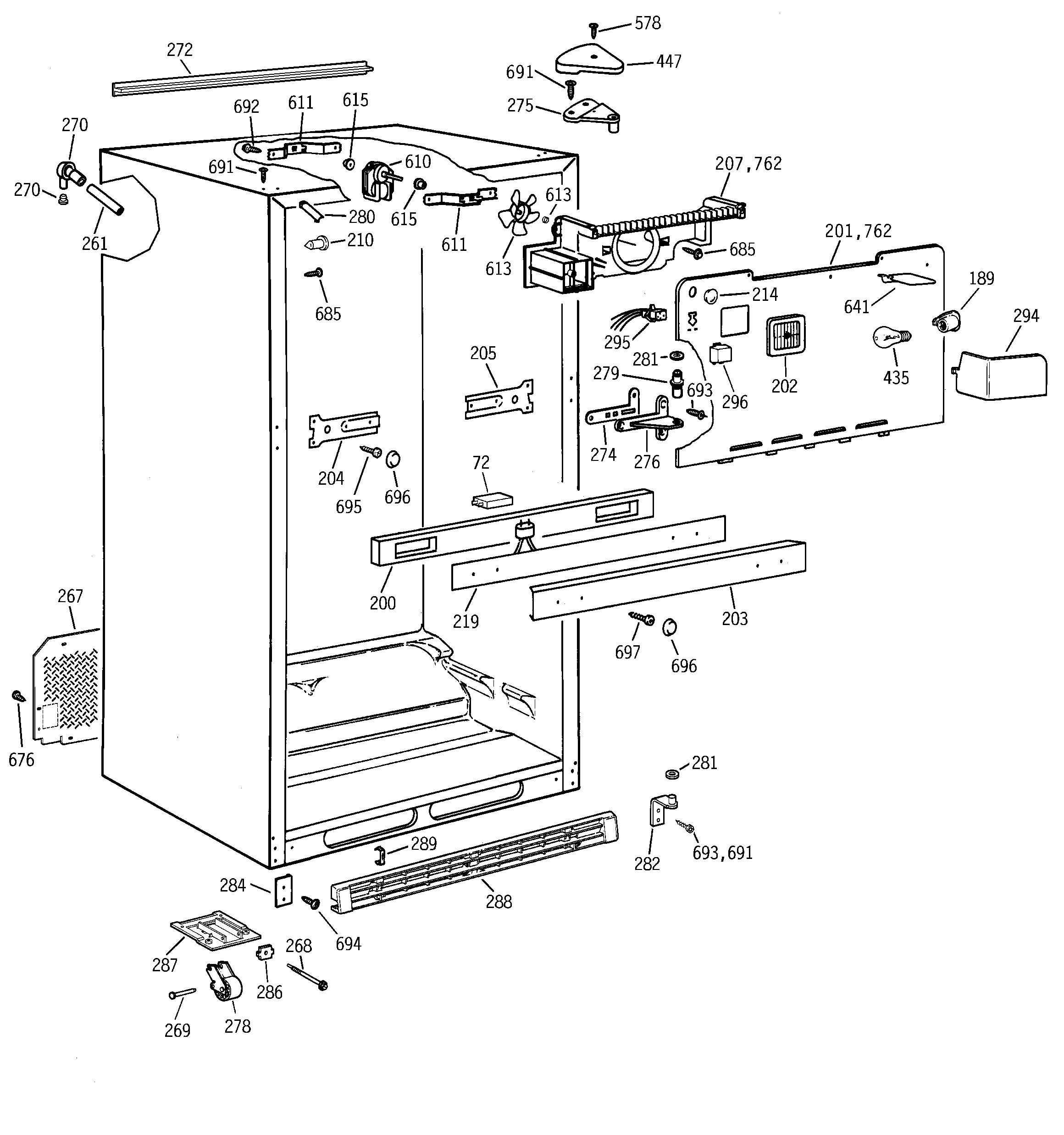 CABINET PARTS